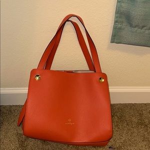 Nanette Lepore Large Orange Tote